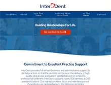 Tablet Screenshot of interdent.com